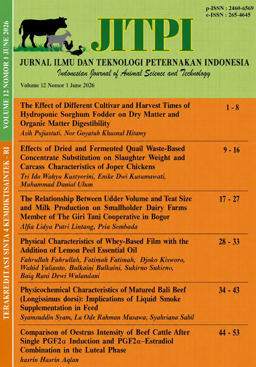 					View Vol. 12 No. 1 (2026): June 2026
				